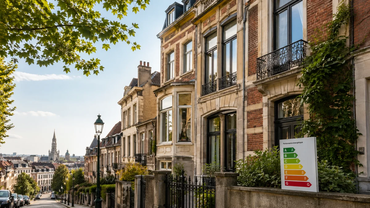 De classe F à C en 6 mois : un cas concret bruxellois chiffré